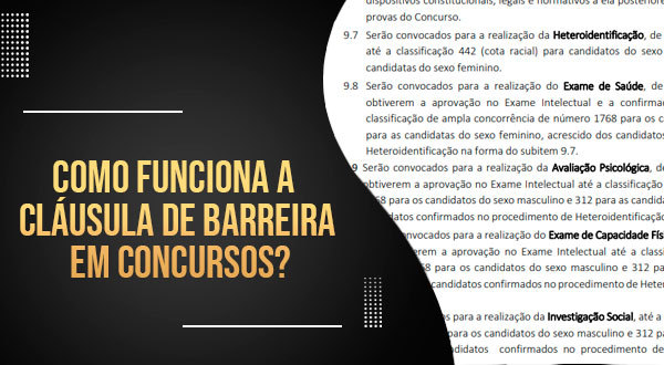 Como Funciona A Cláusula De Barreira Em Concursos Agnaldo Bastos Especializado Em Concursos 7458